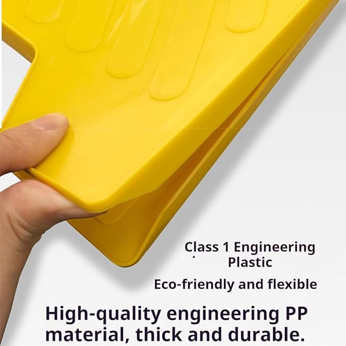 30 Pack Custom No Parking Sign - Personalized Portable Folding Board with Reflective, Writable Surface for Commercial Use (White)