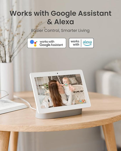 REOLINK Smart 4K UHD Pan & Tilt Dual-Band Wi-Fi 6 Indoor Security Camera with 3X Optical Zoom, Auto-Tracking, People/Pet Detection, Crying Sound Detection, Privacy Mode, and Bluetooth Setup, E1 Zoom
