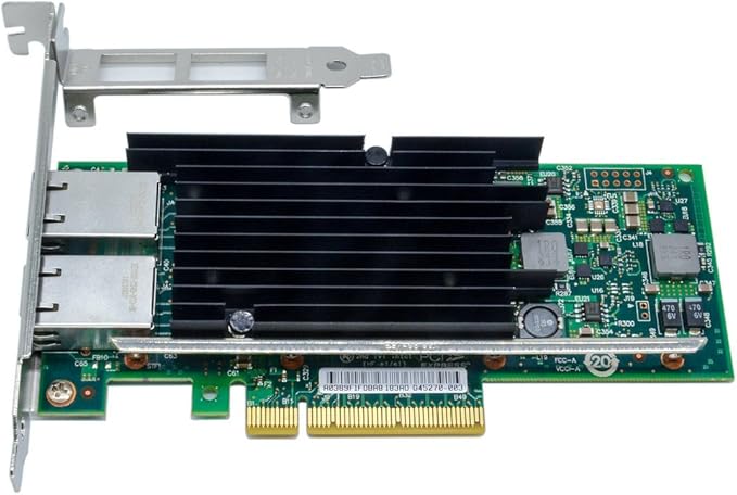 10Gb PCI-E x8 with Intel Chipset X540-T2 Ethernet Network Card Dual RJ45 Port Server LAN Controller Adapter NIC