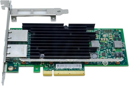10Gb PCI-E x8 with Intel Chipset X540-T2 Ethernet Network Card Dual RJ45 Port Server LAN Controller Adapter NIC