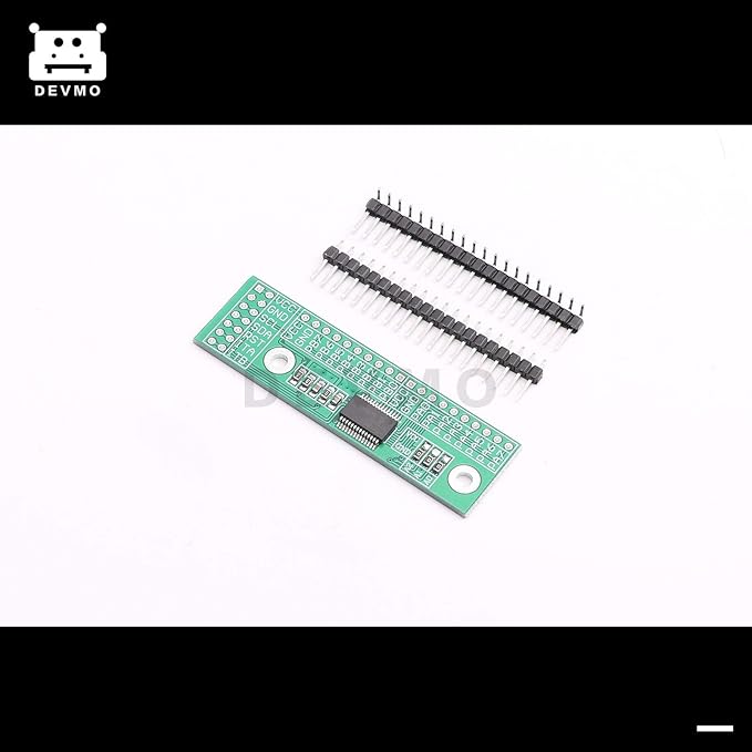 DEVMO MCP23017 I2C Interface 16bit I/O Extension Module Pin Board IIC to GIPO Convert Compatible with Ar-duino IIC Input and Output Expansion Board