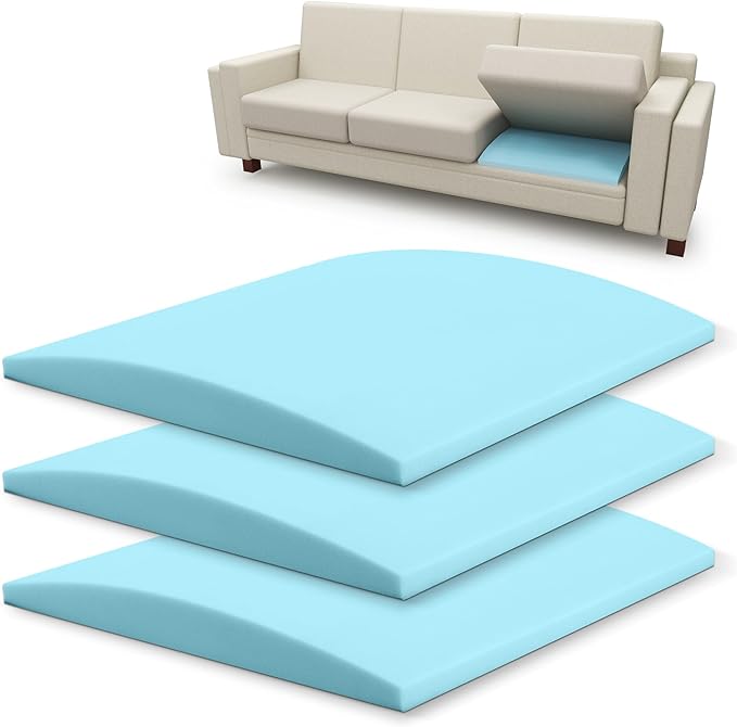 Tromlycs Couch Sofa Cushion Support for Sagging Seat Arched Furniture Seat Under Cushion Sag Repair Set of 3