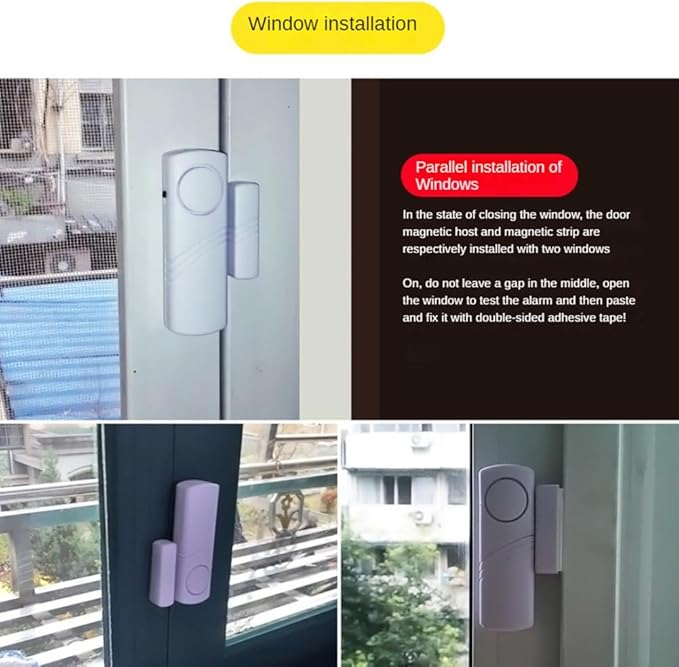 5Set/Lot Door and Window Magnetic Sensor Alarm Smart Home Security Protection Door Window Alarm