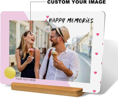 Custom Style Custom Metal Photo Prints,Customize Your own Picture Frame,Personalized Metal Picture Gift for Family and Lovers