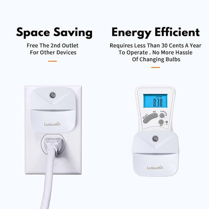 LED Night Light Plug into Wall with Smart Dusk to Dawn Sensor, Automatically Turn on and Off,Night Light for Kids,Bedroom,Bathroom,Stairs,Warm White, 4 Packs