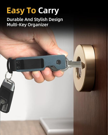 Keychain Key Holder Keychain Tile For Men/Women Key Finder Ring/Organizer for Car Keys Keyring Accessories 2-5 Keys