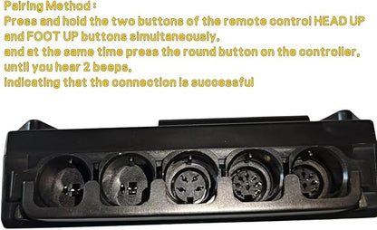 Adjustable Bed Remote for Richmat HJH55 and HJC18 Control Box for Adjustable Bed Replacement Parts