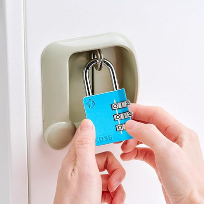 XD35 Combination Lock, 3-Digit Padlock for School, Gym, Sports Locker Lock, Fence, Toolbox, Case, Outdoor, Hasp Storage (1-Pack, Blue)