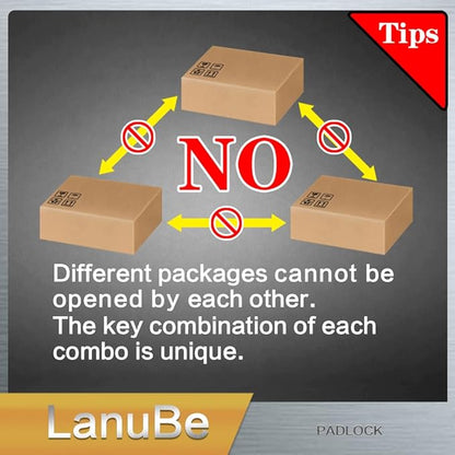 LanuBe Laminated Padlock 1-9/16inch (40mm) Long Shackle 48 Pack Keyed Alike, Blue Plastic Hoop, Bulk Locks for Warehouse, School