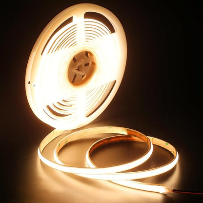 dephen Outdoor LED Neon Light 16.4ft, 3000K Warm White Strip 480LEDs/M,IP67 Waterproof Flexiable and Cuttable Tape Lighting for Garden,Balcony Patio (NOT Included Power Supply)