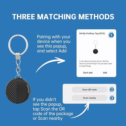 SmartTags for Samsung 4PCS, Bluetooth Trackers Item Locator for Keys, Wallet, Luggage, Pets, IP65 Water-Resistant, Long Battery Life, Compatible with Samsung Galaxy Device (NOT for iOS or Huawei)