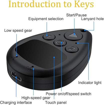 Wireless Mobile Phone Screen Auto Clicker – Adjustable Speed, Silent Operation, No Root Required – Auto Touch Clicker for Android & iOS Devices, Game & App Automation Tool by BLUECC (1 dragging 2)