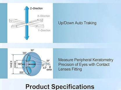 Autorefractor Refractometer Auto Refractor Optometry Ophthalmic Instrument ARK-4000 Autorefractor Keratometer CE Certification