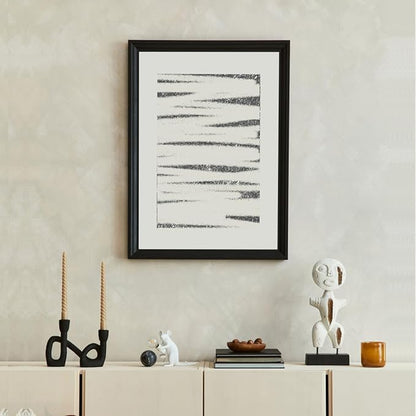 KTKDE Studio Gallery 18x24 Select Poster Frame Set of 5, Wooden frames black Display Poster, Posters & Art Prints for Artwork Wall Vertical or Horizontal Display best gift