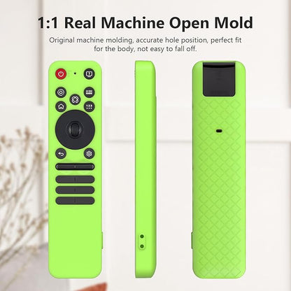 LEFXMOPHY Case for LG MR25GA Remote Compatible with 2025 LG OLED Smart TV C5 B5 G5 M5 Series Remote, Silicone Cover Glow in Dark - Lime Green