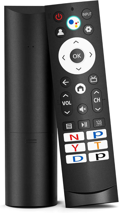 Voice Remote Replacement Fit for Hisense Google Smart TVs –Compatible with 4K QLED UHD Mini-LED Quantum ULED Series, 2-Year Warranty