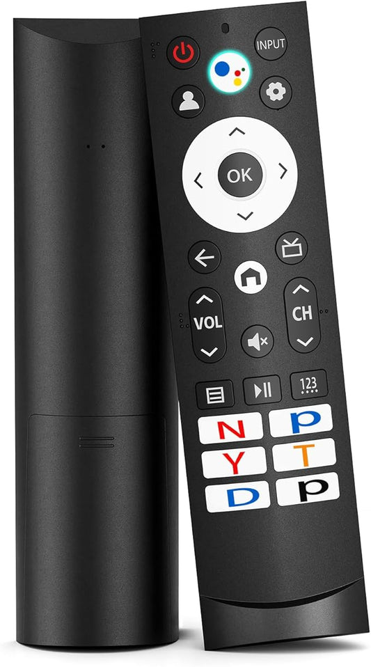 Voice Remote Replacement Fit for Hisense Google Smart TVs –Compatible with 4K QLED UHD Mini-LED Quantum ULED Series, 2-Year Warranty