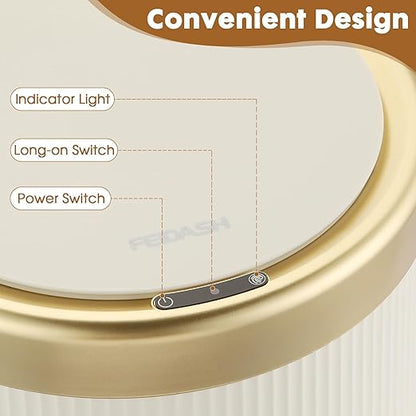 Automatic Motion Sensor Bathroom Trash Can with Lid, 3.7 Gallon Touchless Trash Garbage Bin Large Trash Cans Trashcan -White