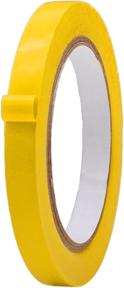 MAT Vinyl Marking Tape Yellow - 1/2 inch x 36 yds. for Safety Floor Marking (School Gym, Restaurants, Warehouse), Dance Floor Splicing, Pinstriping Cars & Boats