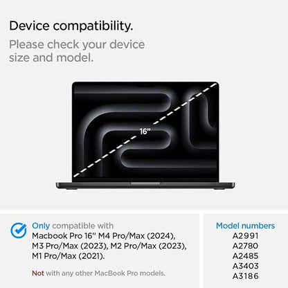 Easy On/Off Magnetic 360° Privacy Screen Filter Compatible with MacBook Pro 16 inch (2024, 2023, 2022, 2021, M4, M3, M2, M1, Pro, Max), Anti Glare Laptop Privacy Screen Shield with Camera Cover - UV block 90%-Model: A2485 A2780 2991 A3186 A3403