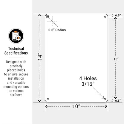Safety Instructions Body Harness Required For Entry Sign, 10x14 Inches, 55 mil thick HDPS (high density polystyrene), Made in USA by Sigo Signs
