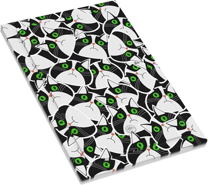 Funny Cat Wacky Kitty 1-Gang No Device Blank Wallplate Electrical Light Switch Covers Decorative Receptacle Face Plate Cover for Bathroom 5 X 3 IN