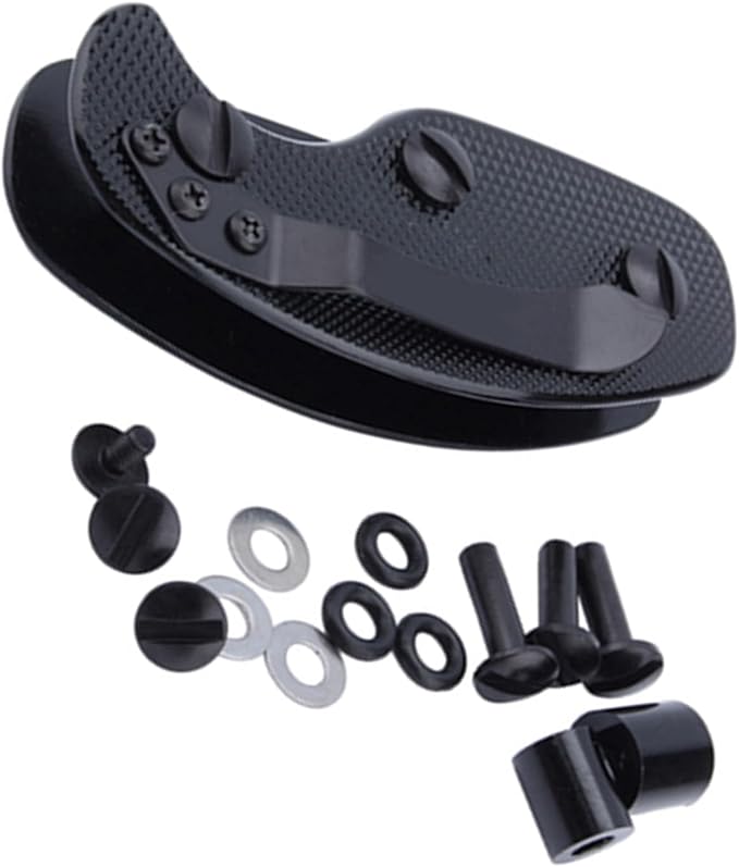 DAUERHAFT Smart Key Ring,Black Sturdy EDC Key Organizer Clip,Aluminum Key Holder,Durable Anti Scratch Key Holder Clip,for Clip Your Keys Pocket Tool Key Organizer