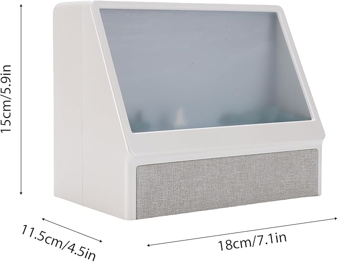 Sunrise Alarm Clock with Wireless Speaker Sleep Sounds, Smart Wake Up Light for Natural Sunrise Sunset Simulation, Bedside Lamp with White Noise for Better Sleep, Ideal Gift