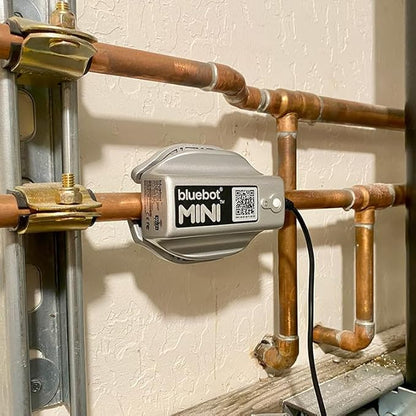 Bluebot Mini WiFi Water Meter, Bundle 2, Indoor/Outdoor, Clamp-on, Fits 3/4”-1” Pipes, Alerts, Live Usage & Leak Monitoring, Ultra-Compact Design, 15% Meter Discount