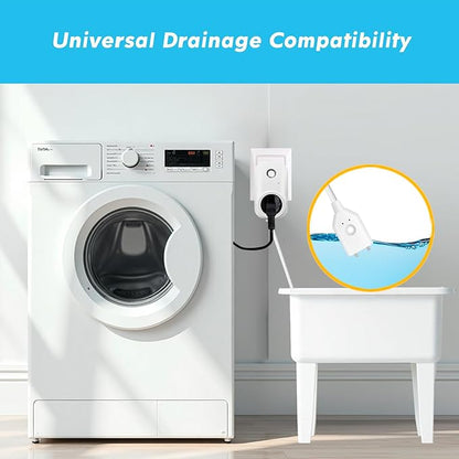 Smart Overflow Detection Sensor - Water Overflow Alarm with Real-Time Alerts for Home, Office & Basement Protection