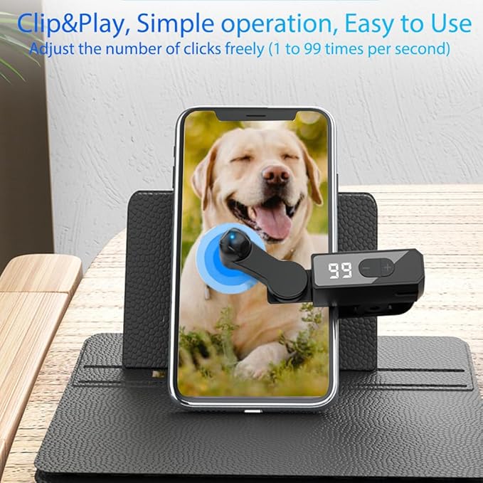 Screen Auto Clicker for Smart Phone – Simple Plug & Play Automatic Screen Tapper with Adjustable Speed, Easy Setup for Gaming, Repetitive Tasks, and Productivity by BLUECC