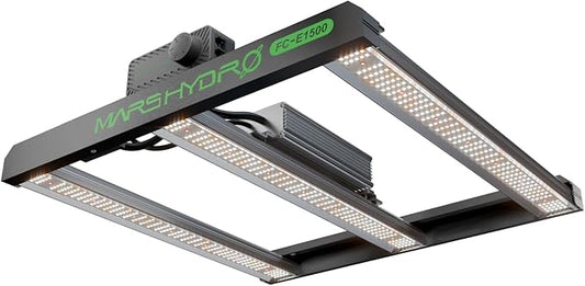 2025 MARS HYDRO FC-E1500 150Watt LED Grow Light 2.5x2.5ft Full Spectrum Grow Light Bar Plant Growing Light Remote Control Dimmable Grow Lamp Daisy Chain, Achieve 2.8 umol/J for Indoor Plants