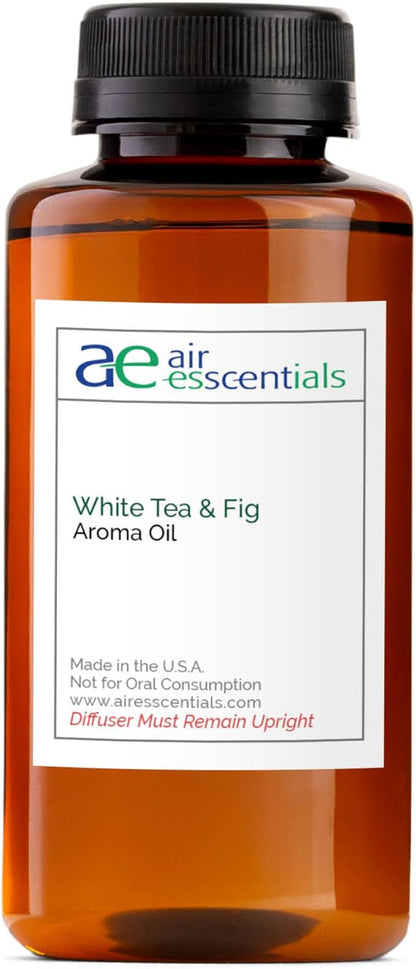 Air Esscentials Diamond Smart Scent Air Machine + White Tea & Fig Aroma Oil - Bluetooth Control | Covers 500+ sq. ft. | Waterless Essential Oil Diffuser | 300mL USA-Made Oil Included