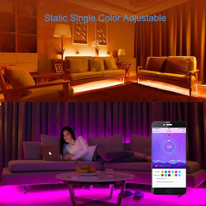 ALITOVE WS2812B WS2811 Addressable LED Bluetooth Controller iOS Android App Wireless Remote Control DC 5V~24V for SK6812 SK6812-RGBW WS2812 SM16703 Dream Color Programmable RGB LED Strip Pixel