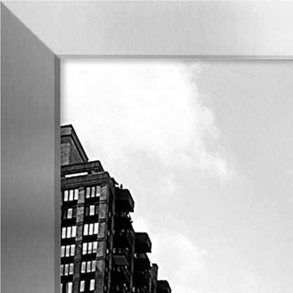 Americanflat 11x17 Picture Frame with Shatter-Resistant Glass - Signature Collection - Gallery-Style Frames Made of Engineered Wood - Photo Frame for Wall Display - Silver