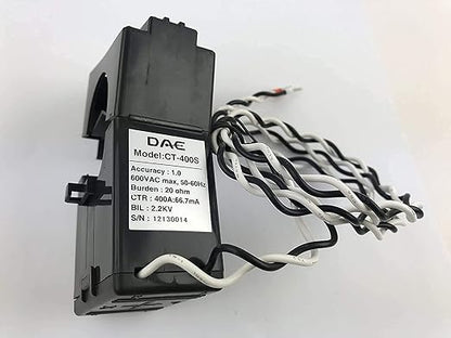 DAE P254-400 KIT, 400A, UL kWh Smart Submeter, 3 Phase, 120/208V, 3 Split CTs (Inner Dia. 1.38”), RS485