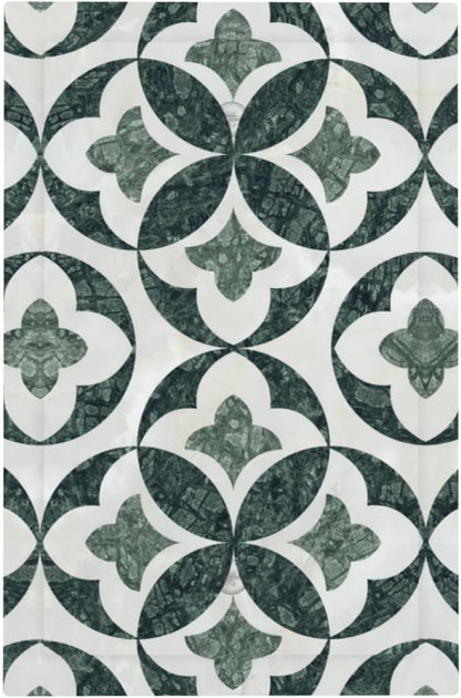 Green Luxury Modern Cubic Marble No Device Single Blank Decorative Light Switch Covers Electrical Faceplate Switch Plates for Bathroom Kitchen Home