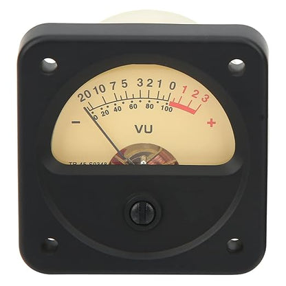 Premium VU Meter Audio Level Indicator with Backlight DB Tester Power Amplifier Kit 2Pcs Set for Professional Sound Engineers Home Studio Car Audio DIY ABS PCB Material
