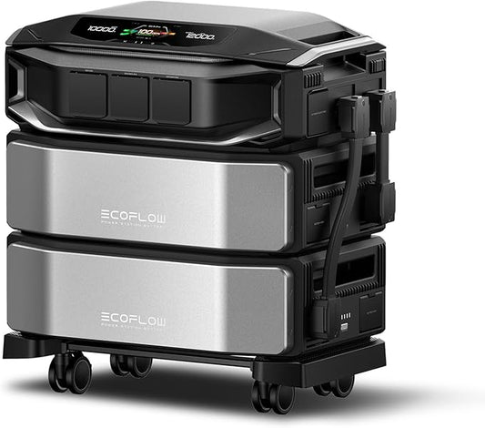 EF ECOFLOW 12288Wh Power Station: DELTA Pro Ultra X (1x Inverter + 2 x Batteries), 12000W Solar Generator for Home Battery Backup, Expandable to 180kWh, Outdoor & Camping Battery Power Supply