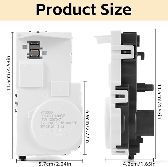 WH01X29528 Upgraded Washer Door Lock (OEM) Compatible with G.E Washing Machine,Replacement for AP6985313,EAP12749276,4958749,PS12749276,PD00060769.