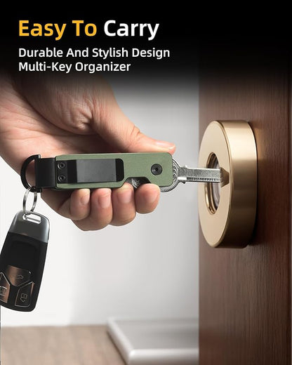 Keychain Key Holder Keychain Tile For Men/Women Key Finder Ring/Organizer for Car Keys Keyring Accessories 2-5 Keys