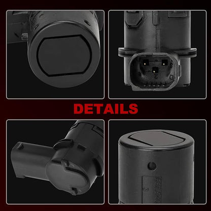 Rear Parking Assist Sensor Compatible with Ford F150 F250 F350 F450 F550 E-150 E-250 Escape Explorer,Lincoln Navigator,Mercury Mariner,4 PCS Reverse Backup Bumper Parking Sensors,OE#3F2Z15K859BA