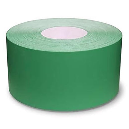 Mighty Line UltraLine Solid Floor Marking Tape for Safety, Caution, Warning, Heavy-Duty, Peel and Stick Adhesive, Beveled Edge Design, Industrial Quality, 4 Inch, 100' Roll, Green