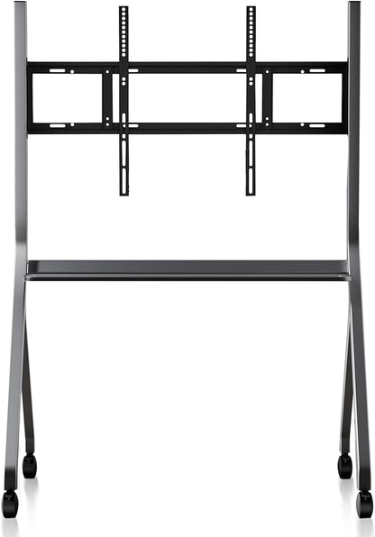 Smart Board Stand with Four Lockable Wheels for 55"-86 Electronic Whiteboard, Digital Whiteboard Stand for Home, Smart Board for Classroom and Office with Mobile Stand