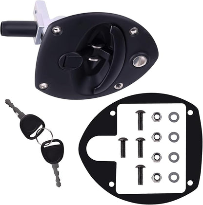 406-0972-01 A034B471 Door Latch T Handle with 2 Keys Fits for Cum-mins and Ko-hler Generators(Applications:Generator enclosures;Control Panels;Access Doors for Maintenance)