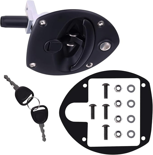 406-0972-01 A034B471 Door Latch T Handle with 2 Keys Fits for Cum-mins and Ko-hler Generators(Applications:Generator enclosures;Control Panels;Access Doors for Maintenance)