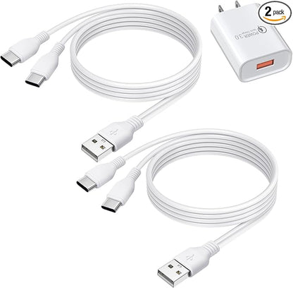 Under Cabinet Lighting USB C Charging Cable, Charger for MCGOR Motion Sensor Light Indoor, with Power Adapter