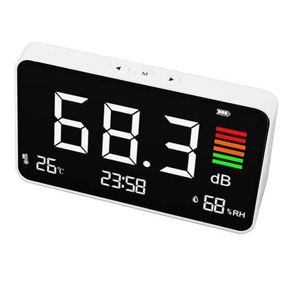 Keenso Accurate Digital Decibel Meter Desktop Sound Level Meter 30-130dBA for Home School Library