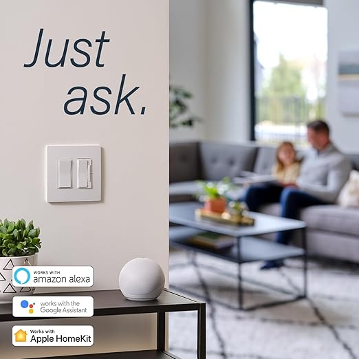 Legrand Radiant WNRL50WH Smart Tru-Universal Dimmer with Netatmo, Compatible with Alexa, Google Assistant & Apple HomeKit, White (1 Count)