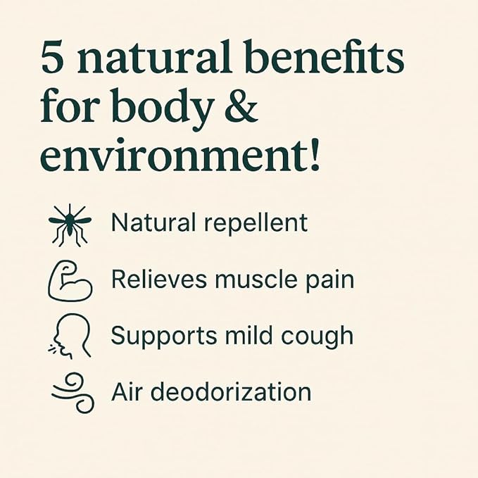 Lemon Eucalyptus Essential Oil (Corymbia Citriodora) – 100% Pure & Undiluted Citrus Aroma for Diffusers, Massage (Dilute) & DIY | Essential Oils for Humidifiers (Pack of 4 × 0.34 fl oz)